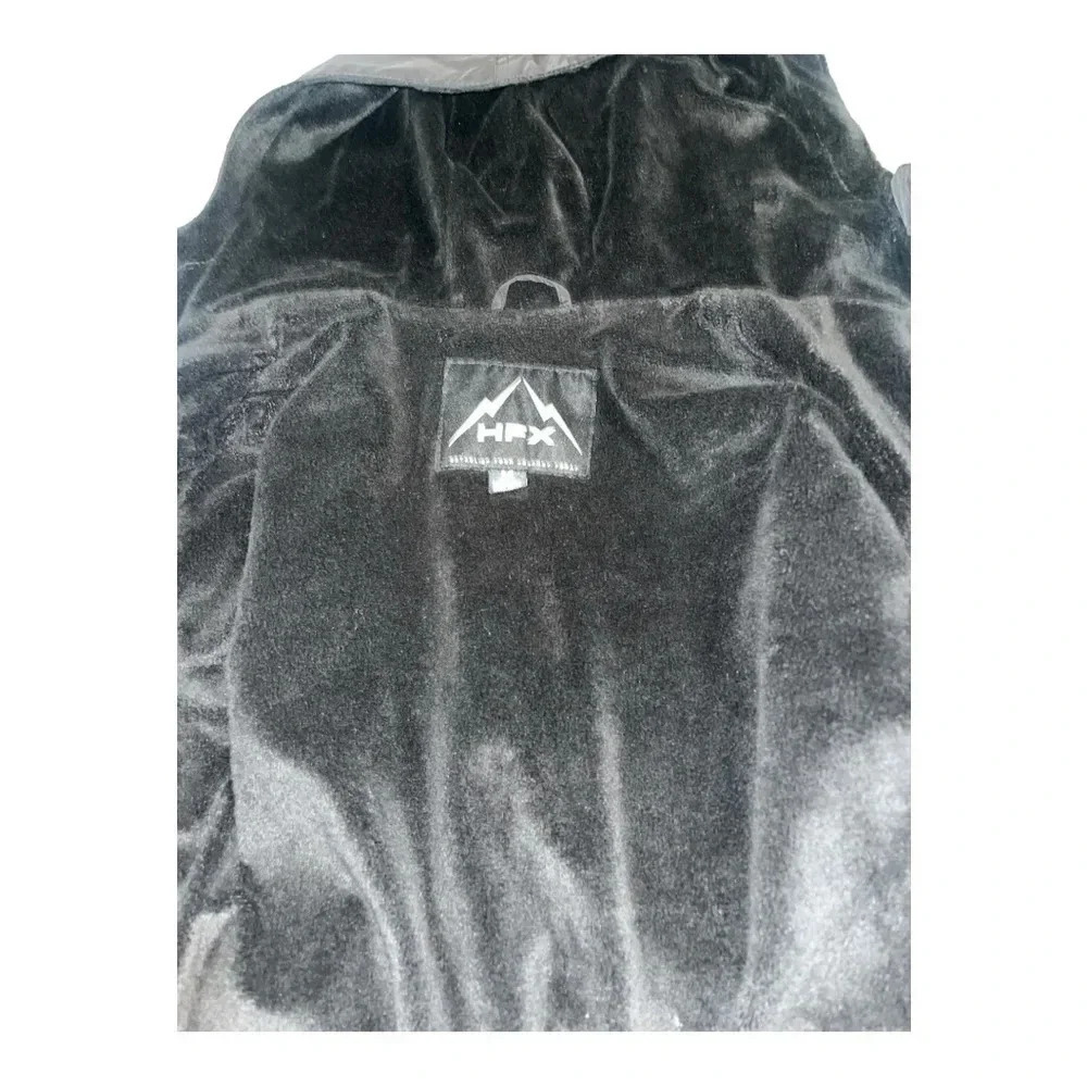 HFX Women’s Black Jacket Faux Fur Lined Preloved - Picture 9 of 9